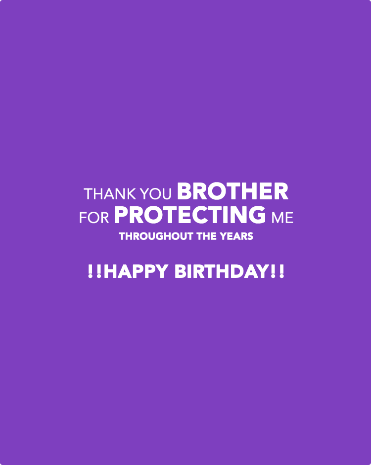 Happy Birthday Wishes Quotes For Brother
