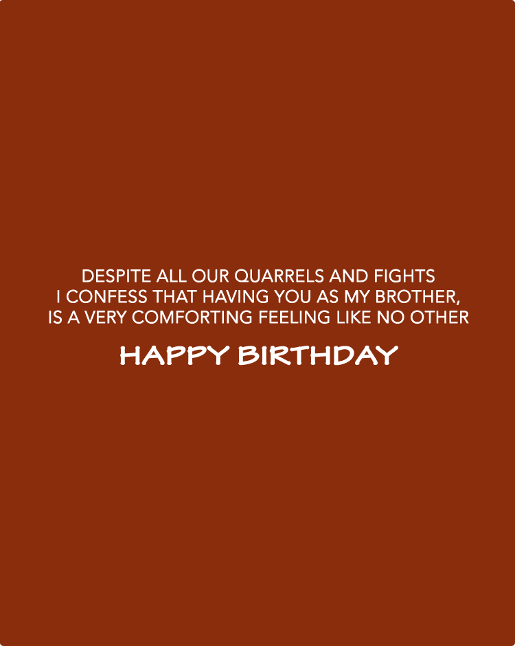 Best Brother Birthday Wishes Quotes
