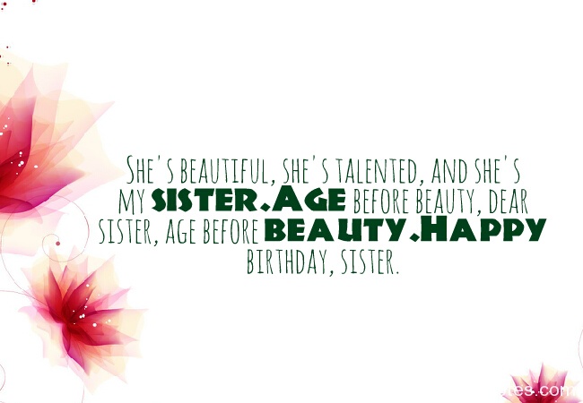 sister birthday quotes