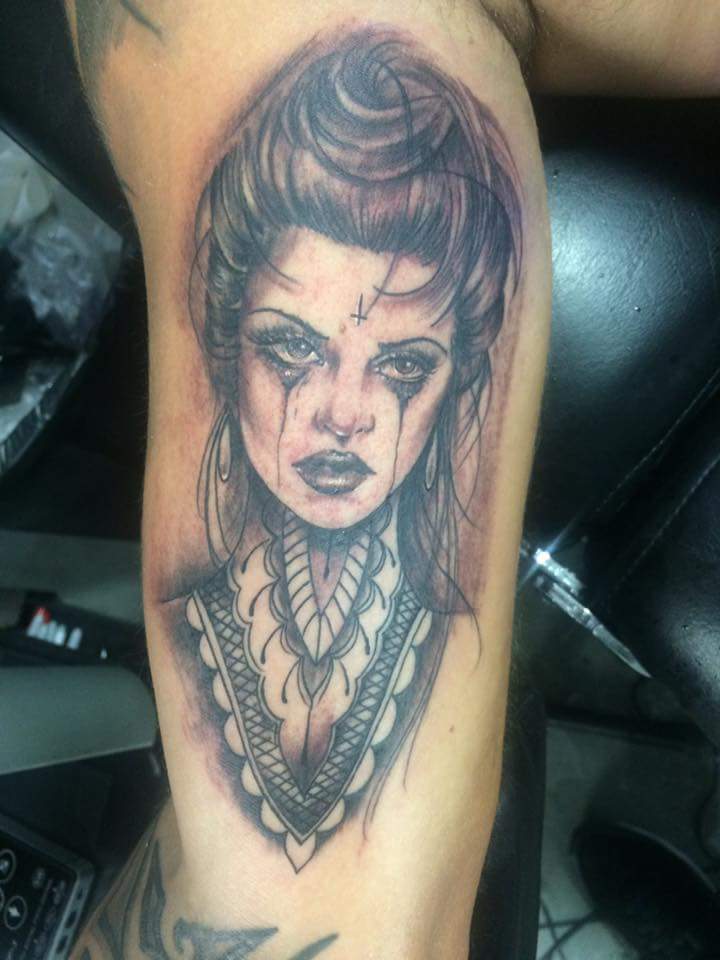 #Scary #Tattoo #Designs Amazing story-based tattoo for women
