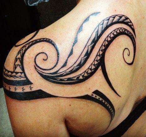 #Polynesian #Tattoo Best ideas of back tattoo design with artistic finish