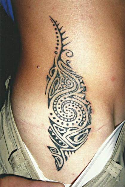 #Polynesian #Tattoo Conceptual design of tattoo for the waist area
