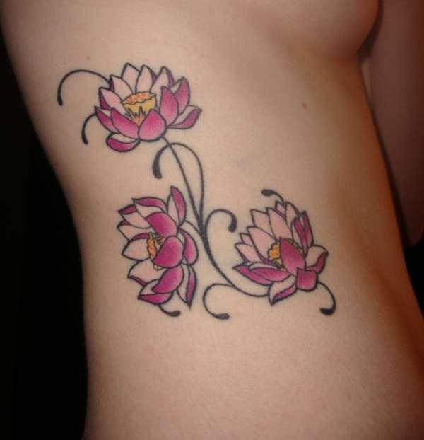 #Lotus #Flower #Tattoo LOVELY PINK LOTUS FLOWER TATTOOS