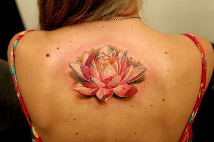#Lotus #Flower #Tattoo Lotus Flower Tattoo Designs for nape