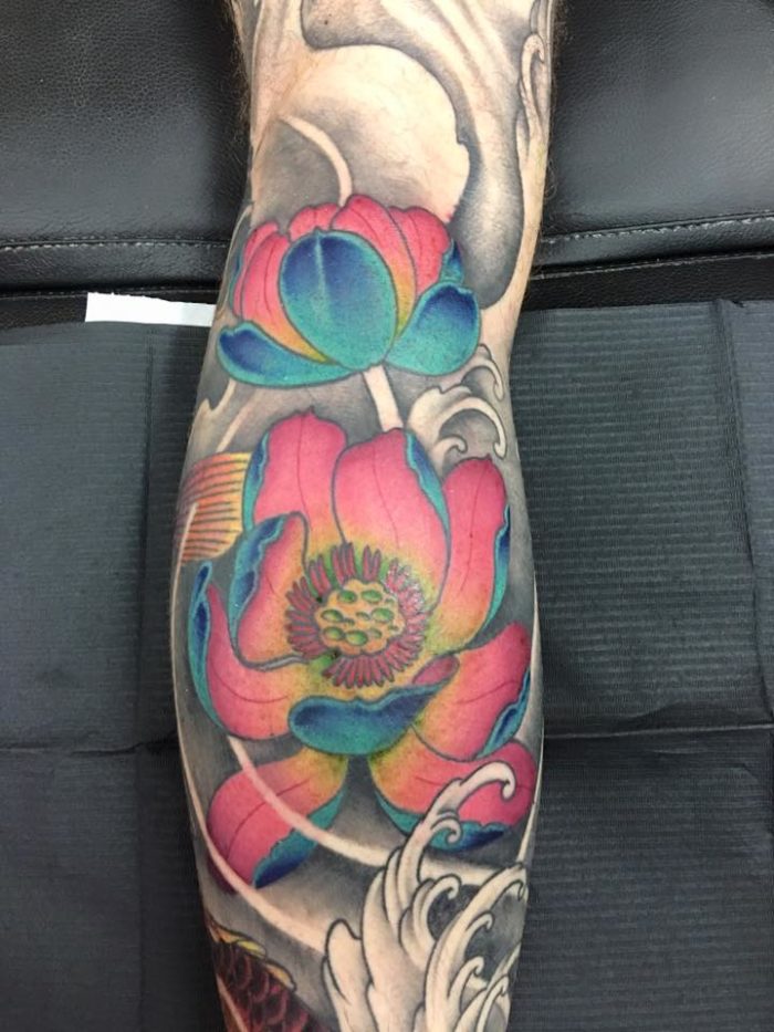 70+ Pretty Lotus Flower Tattoo Designs