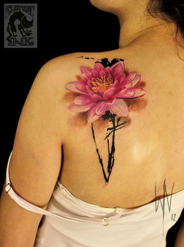 #Lotus #Flower #Tattoo Lotus Tattoo Shoulder