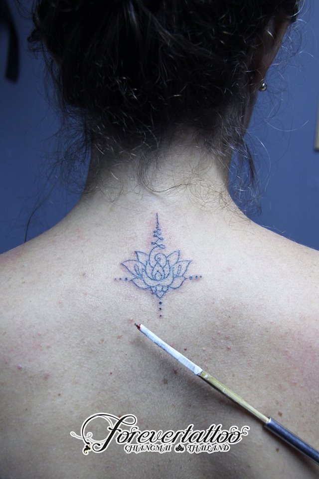 #Lotus #Flower #Tattoo Lotus flower tattoo with bamboo style