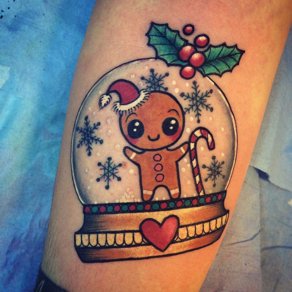 #Christmas #Tattoos Superbly adorable and themed tattoo ideas