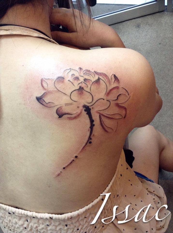 #Lotus #Flower #Tattoo Unusal lotus tattoo design