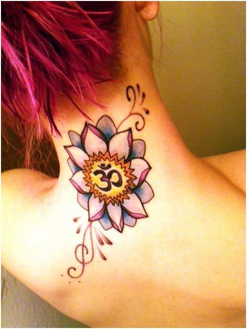 #Lotus #Flower #Tattoo lotus flower aum tattoo glamorous