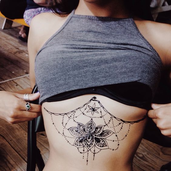#Lotus #Flower #Tattoo lotus flower rib tattoos