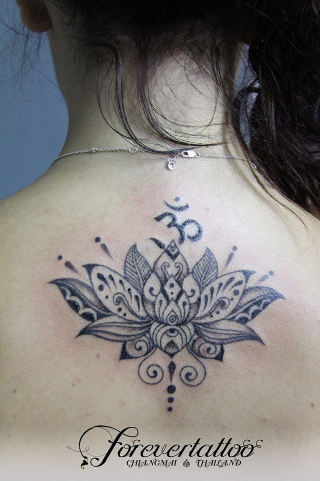 #Lotus #Flower #Tattoo lotus flower tattoo with om