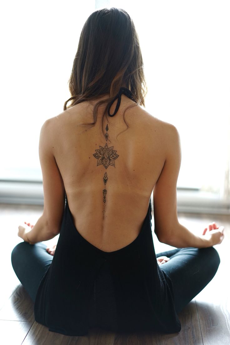 #Lotus #Flower #Tattoo lotus tattoo designs for spine