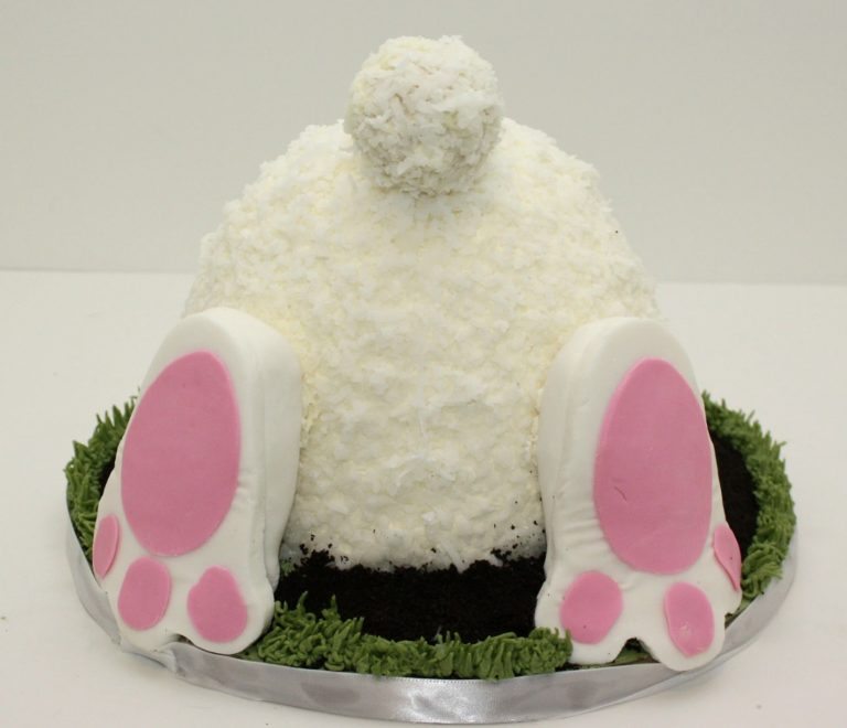 Bunny Butt Cake.