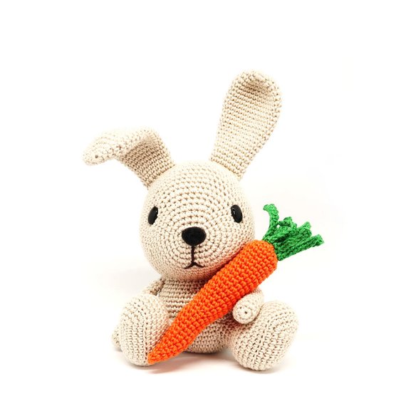 Easter Bunny with Carrot.