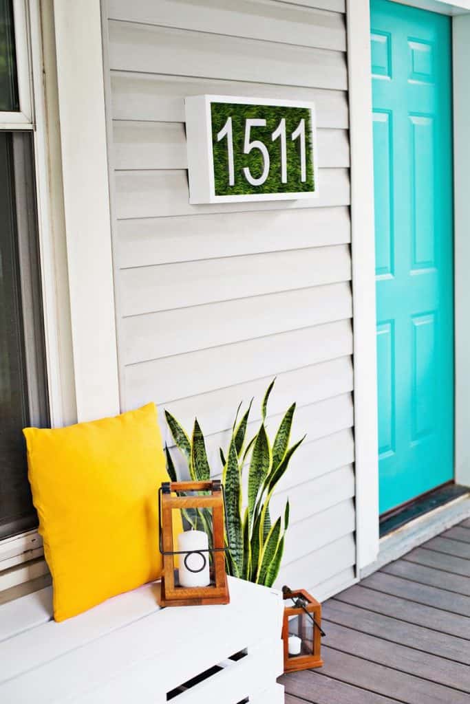 Awesome DIY House Numbers.