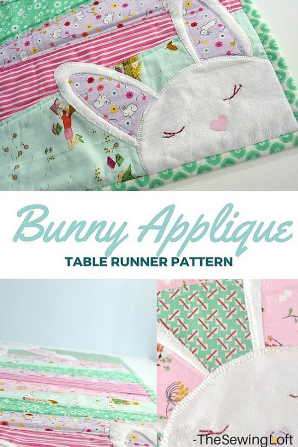 Bunny Applique Table Runner.
