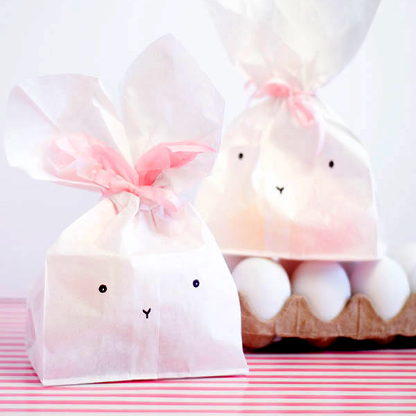Bunny Favour Bags by Confetti Sunshine.