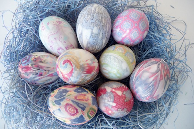 Create uniquely decorated Easter eggs.