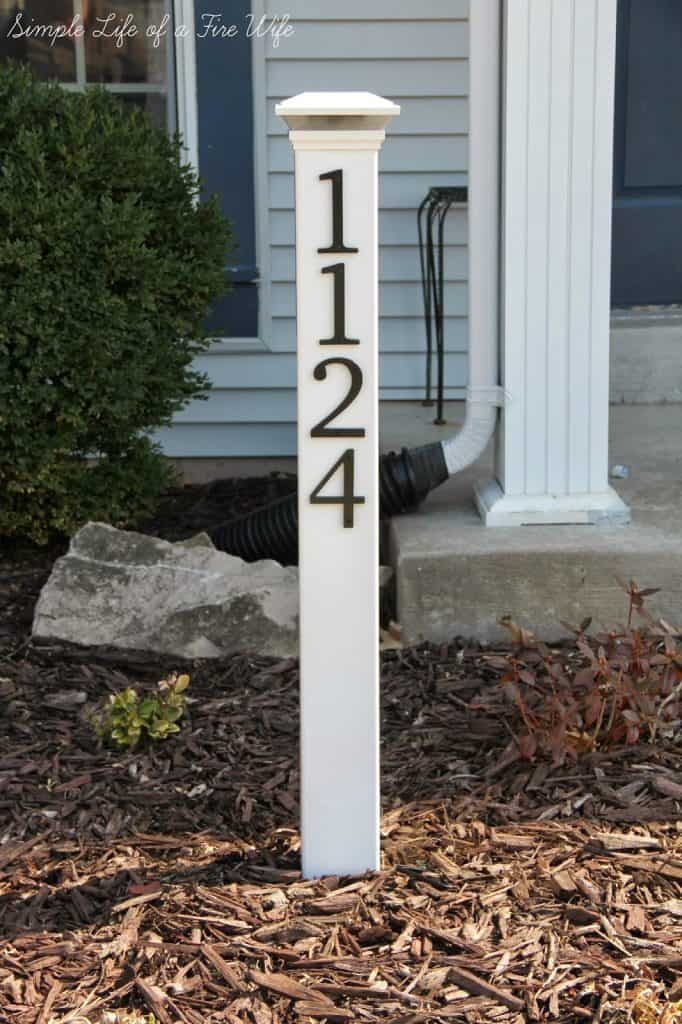 DIY Address Post.