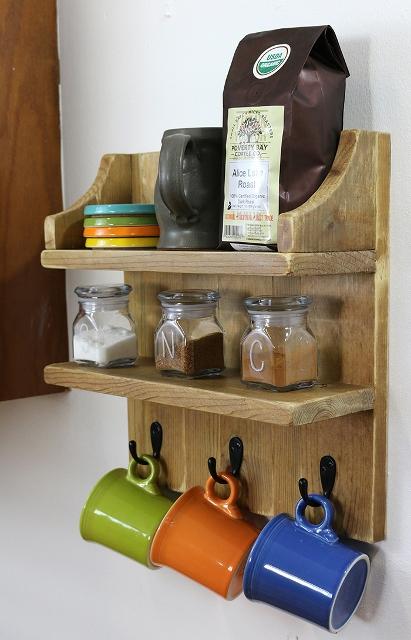 DIY Coffee Shelf.