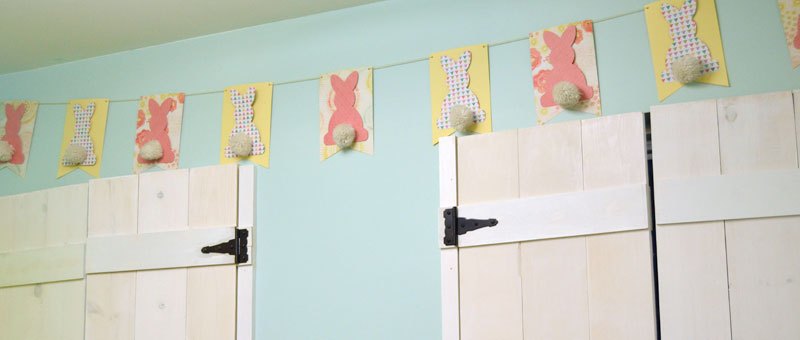 Easter Bunny Bunting.