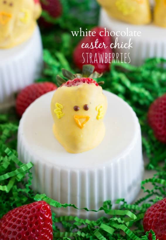 Easter Chick Strawberries.