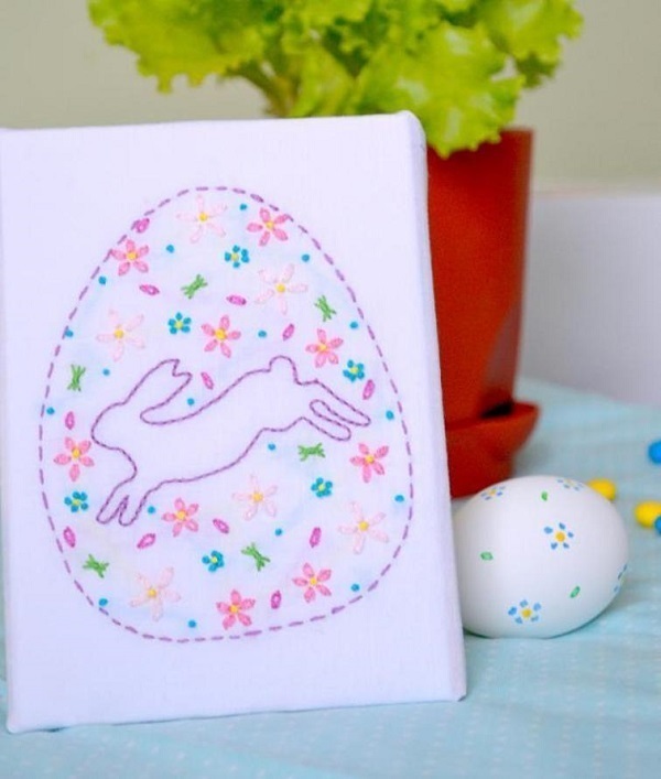 Easter Egg Hand Embroidery.