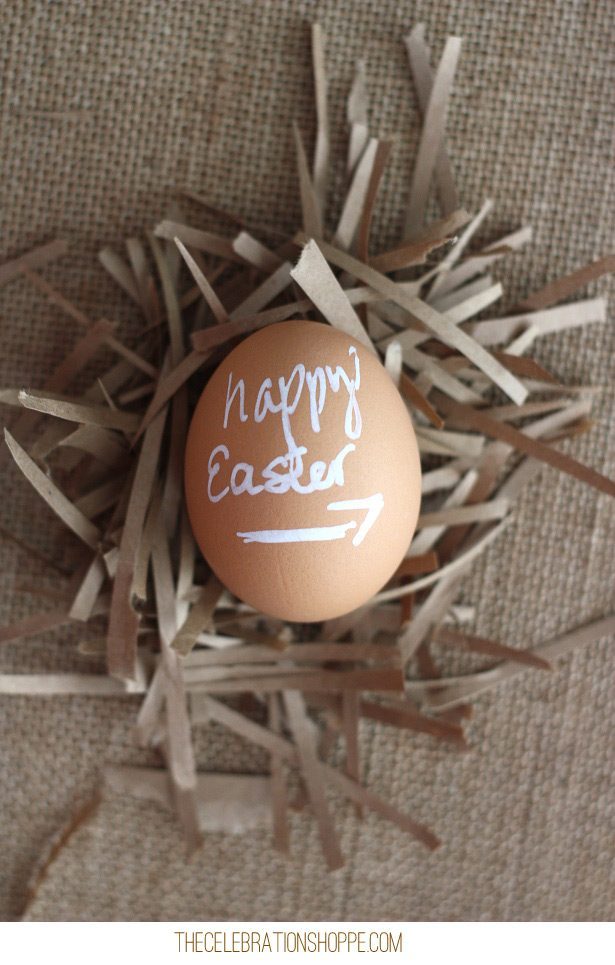 Especially great way for Easter egg decorating.