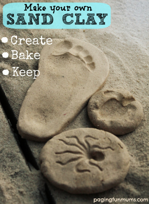 Homemade Sand Clay Recipe.