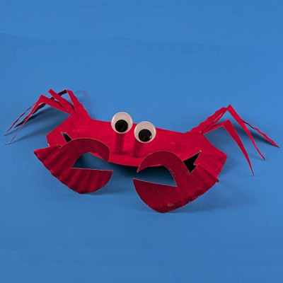 Paper Plate Sea Crab.
