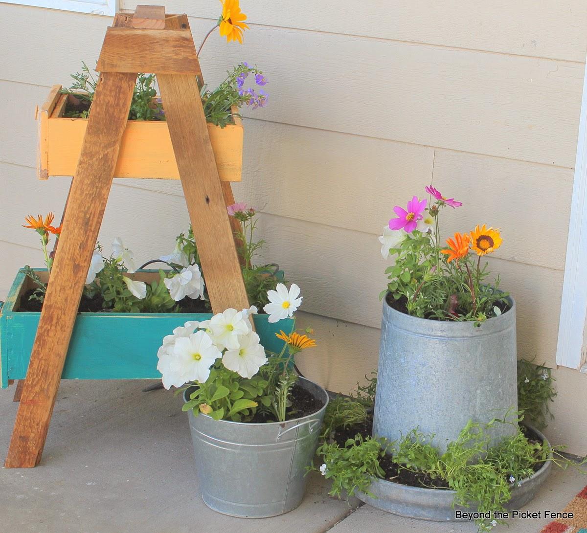 Re-Purpose Your Defective Drawers Into Layered Planters.