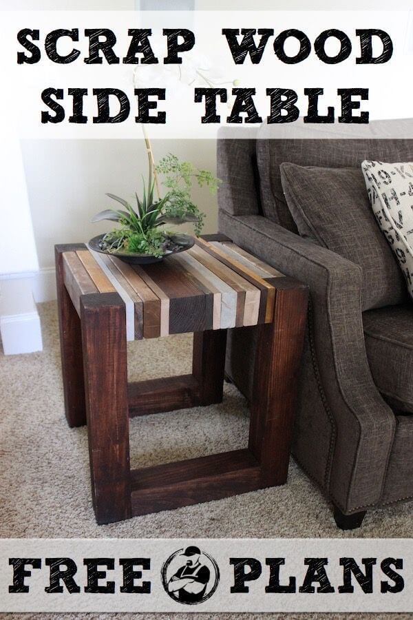 Scrap Wood Side Table.