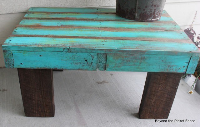 Small Blue Coffee Table.