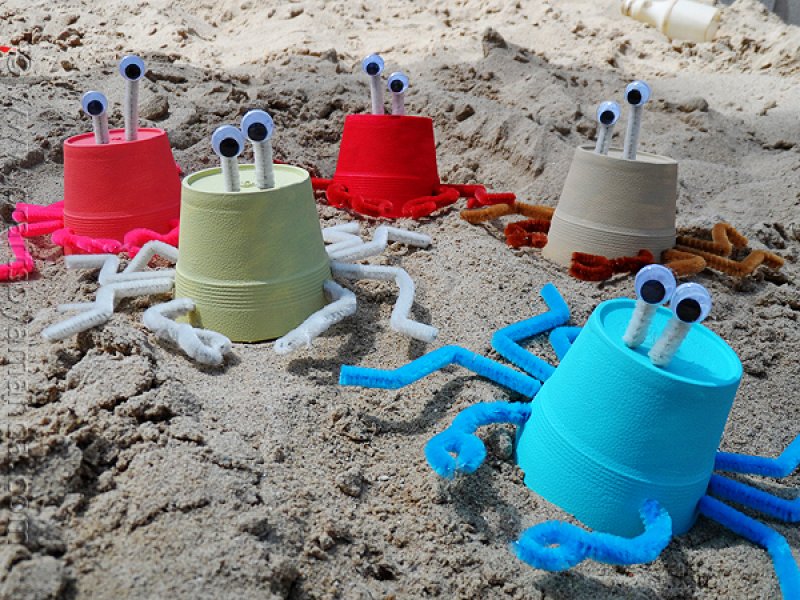 Styrofoam Cup Sea Crabs.