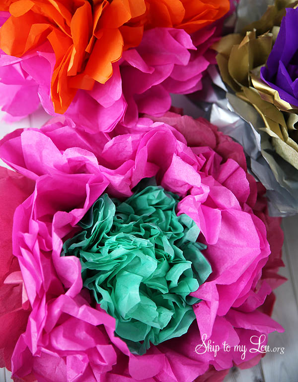 Tissue Paper Flower.