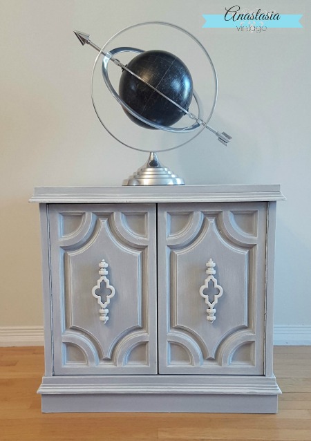 Weathered Gray Cabinet.