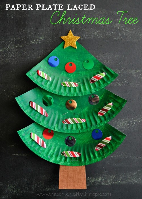 Paper Plate Christmas Tree.