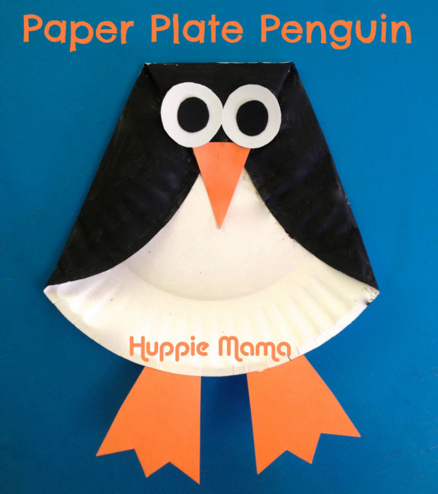 Paper Plate Penguin.