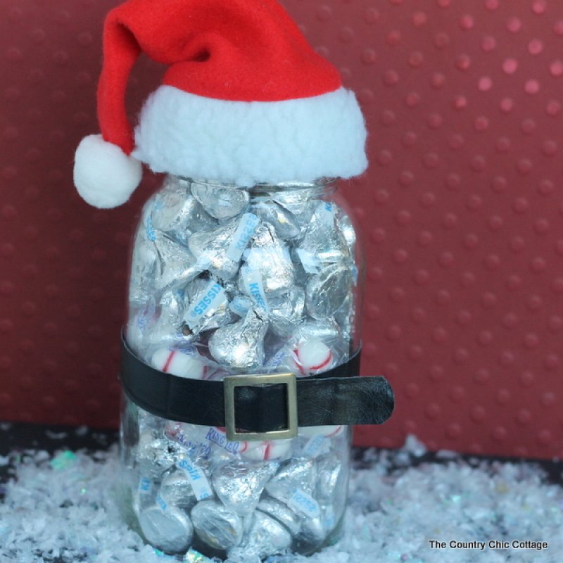 Santa Gift In A Jar.