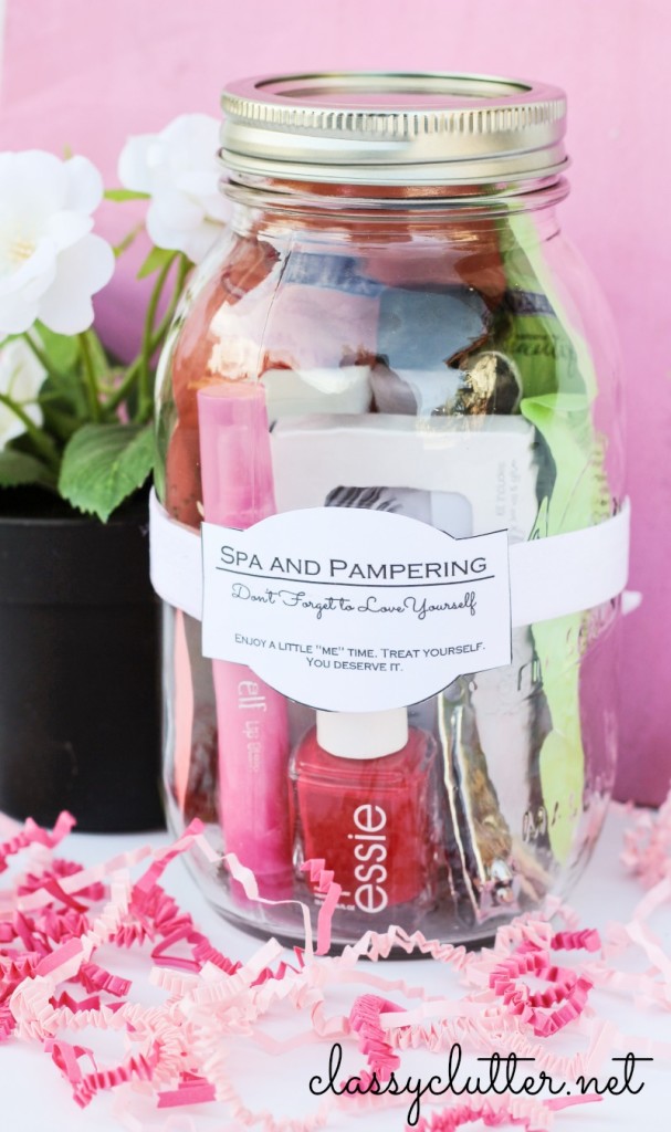 Spa and Pampering in a Jar.