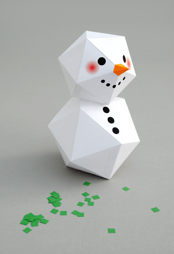 Geometric Snowman.