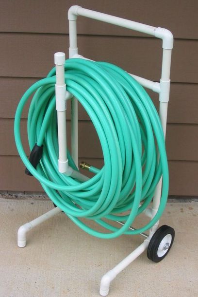 PVC hose holder will keep your untidy hose.