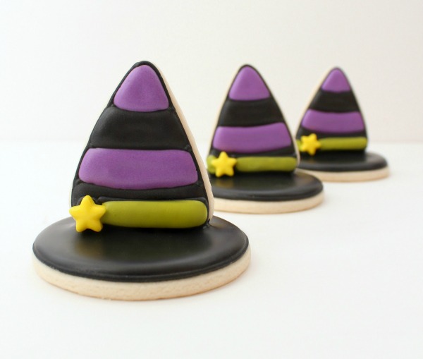 3D Witch Hat Cookies from The Sweet Adventures of Sugarbelle