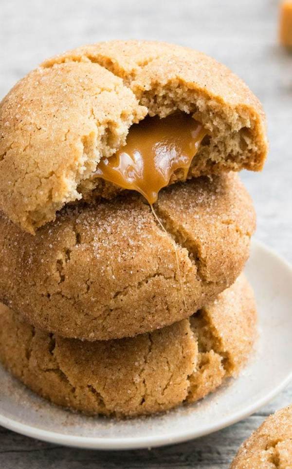 Caramel Snickerdoodle Cookies from Cake Whiz