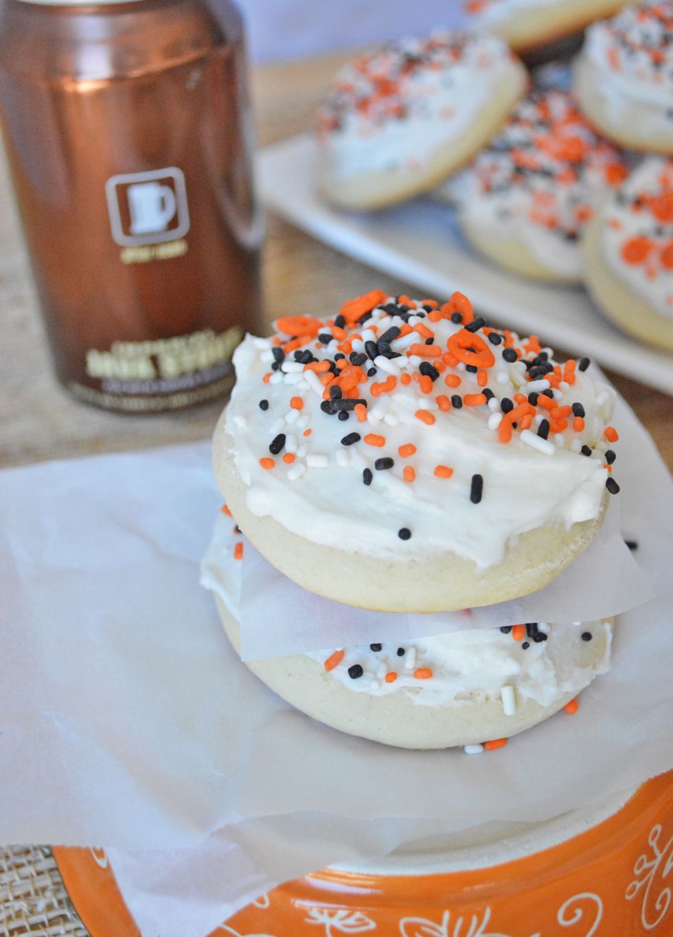 Copycat Lofthouse Soft Sugar Cookies for Halloween from Cooking and Beer