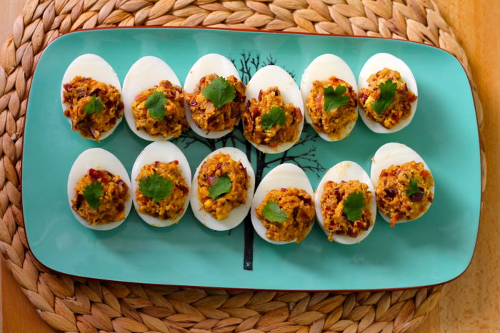 Curried Deviled Eggs from The Muffin Myth