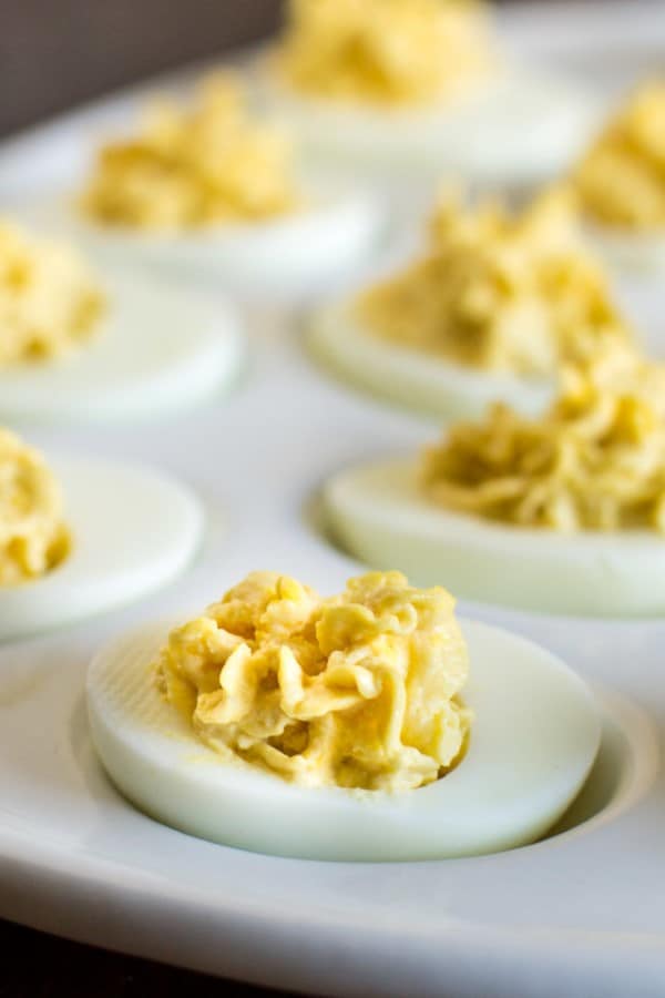 Easy Deviled Eggs by Culinary Hill