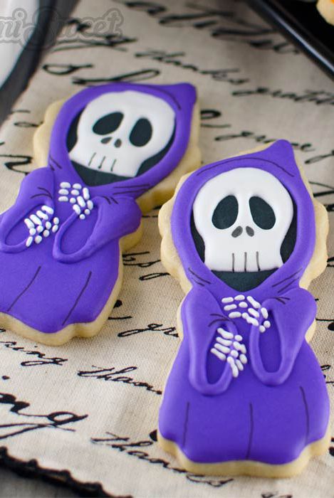 Grim Reaper Cookies from Semi Sweet Designs