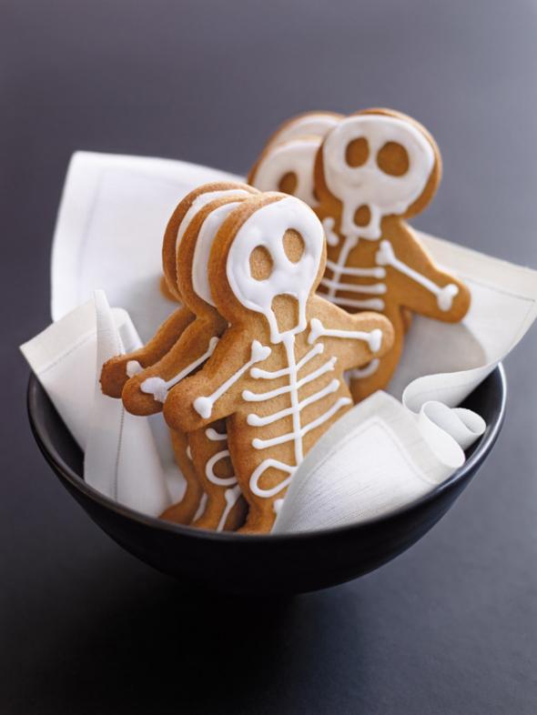 Halloween Gingerbread Skeletons from Donna Hay